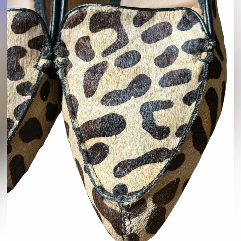 Me Too ladies animal Leopard-Print Pointed flats shoes size 8-5 NEW - Picture 3 of 5